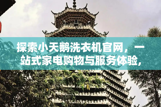 探索小天鹅洗衣机官网，一站式家电购物与服务体验,小天鹅洗衣机官网在哪里