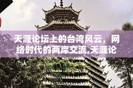 天涯论坛上的台湾风云，网络时代的两岸交流,天涯论坛台湾风云