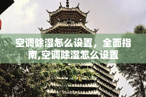 空调除湿怎么设置，全面指南,空调除湿怎么设置