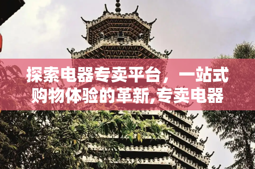 探索电器专卖平台，一站式购物体验的革新,专卖电器的平台