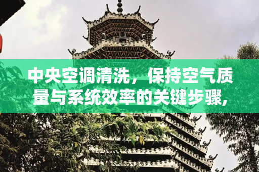 中央空调清洗，保持空气质量与系统效率的关键步骤,中央空调清洗