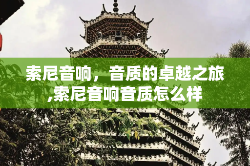 索尼音响，音质的卓越之旅,索尼音响音质怎么样