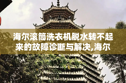 海尔滚筒洗衣机脱水转不起来的故障诊断与解决,海尔滚筒洗衣机脱水转不起来