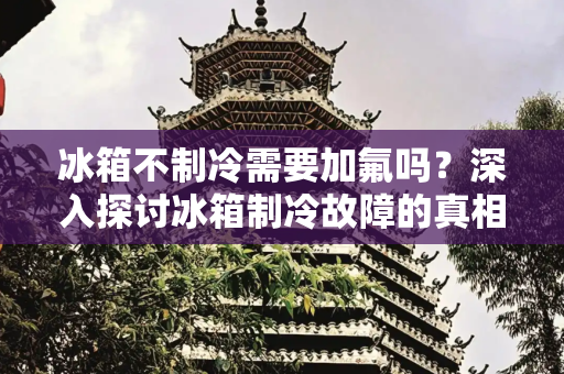 冰箱不制冷需要加氟吗？深入探讨冰箱制冷故障的真相,冰箱不制冷需要加氟吗
