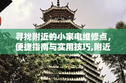 寻找附近的小家电维修点，便捷指南与实用技巧,附近的小家电维修点在哪里