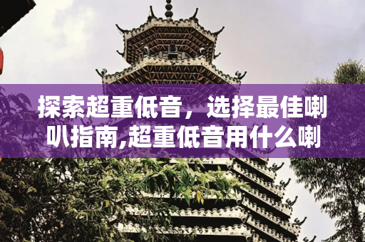 探索超重低音，选择最佳喇叭指南,超重低音用什么喇叭最好
