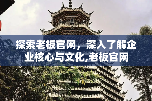 探索老板官网，深入了解企业核心与文化,老板官网