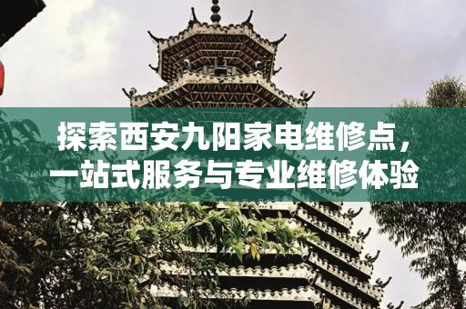 探索西安九阳家电维修点，一站式服务与专业维修体验,西安九阳家电维修点