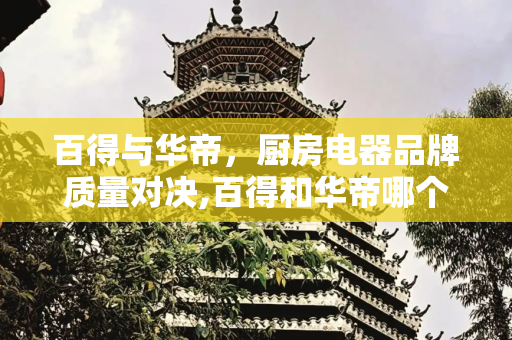 百得与华帝，厨房电器品牌质量对决,百得和华帝哪个质量好