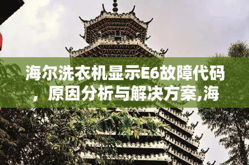 海尔洗衣机显示E6故障代码，原因分析与解决方案,海尔洗衣机出现e6