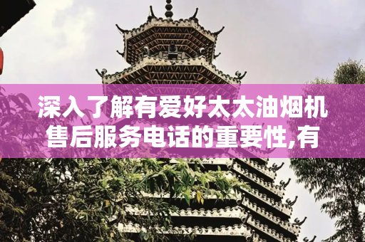 深入了解有爱好太太油烟机售后服务电话的重要性,有爱好太太油烟机售后服务电话