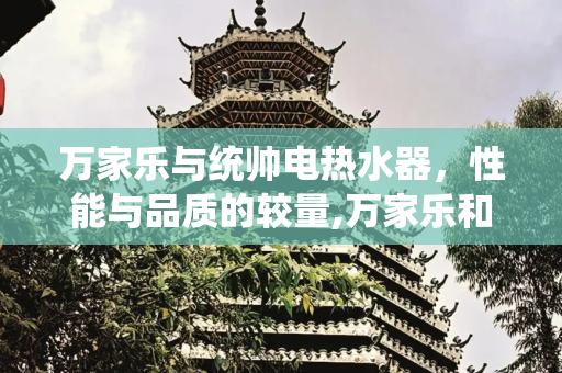 万家乐与统帅电热水器，性能与品质的较量,万家乐和统帅电热水器哪个好