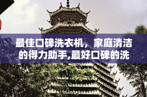 最佳口碑洗衣机，家庭清洁的得力助手,最好口碑的洗衣机