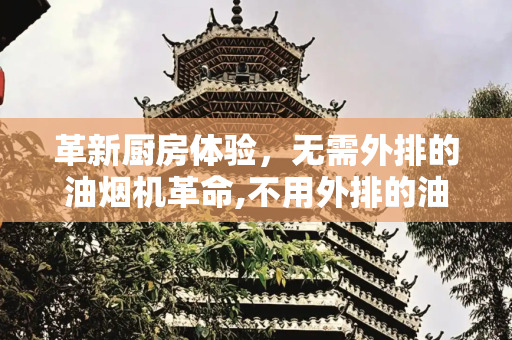 革新厨房体验，无需外排的油烟机革命,不用外排的油烟机