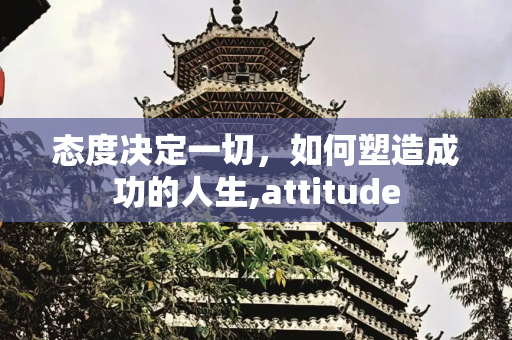 态度决定一切，如何塑造成功的人生,attitude