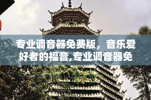 专业调音器免费版，音乐爱好者的福音,专业调音器免费版
