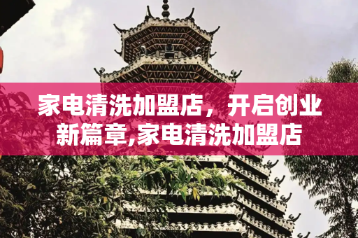 家电清洗加盟店，开启创业新篇章,家电清洗加盟店