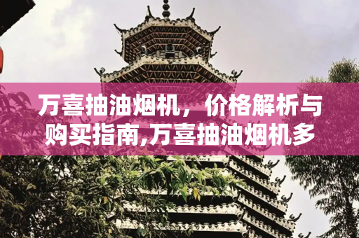 万喜抽油烟机，价格解析与购买指南,万喜抽油烟机多少钱一台