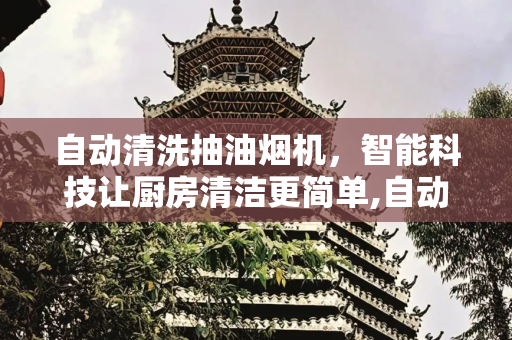 自动清洗抽油烟机，智能科技让厨房清洁更简单,自动清洗抽油烟机怎样自动清洗