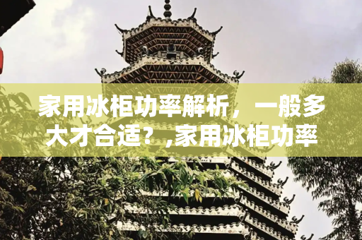 家用冰柜功率解析，一般多大才合适？,家用冰柜功率一般多大