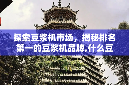 探索豆浆机市场，揭秘排名第一的豆浆机品牌,什么豆浆机排名第一