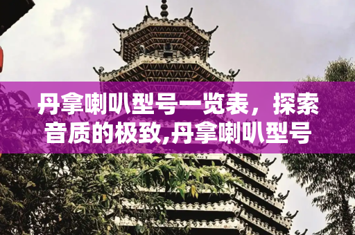 丹拿喇叭型号一览表，探索音质的极致,丹拿喇叭型号一览表