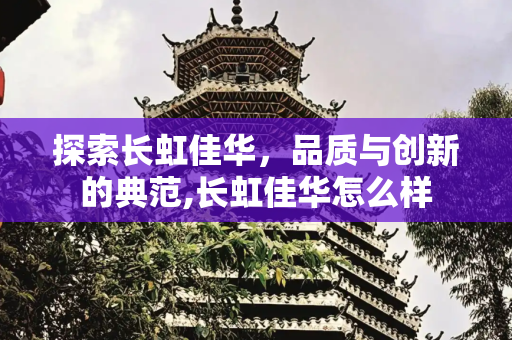 探索长虹佳华，品质与创新的典范,长虹佳华怎么样