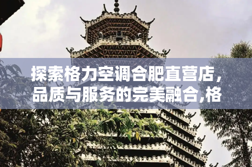 探索格力空调合肥直营店，品质与服务的完美融合,格力空调合肥直营店