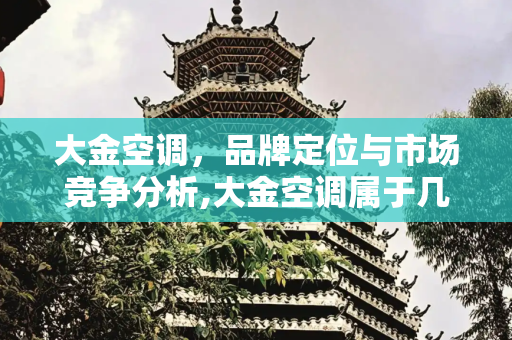 大金空调，品牌定位与市场竞争分析,大金空调属于几线品牌