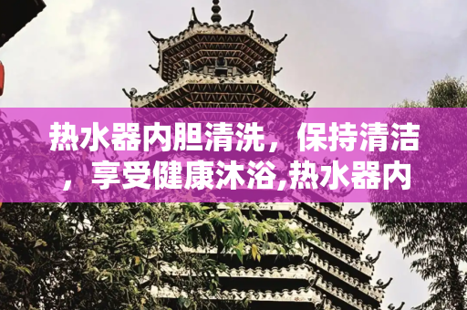热水器内胆清洗，保持清洁，享受健康沐浴,热水器内胆清洗