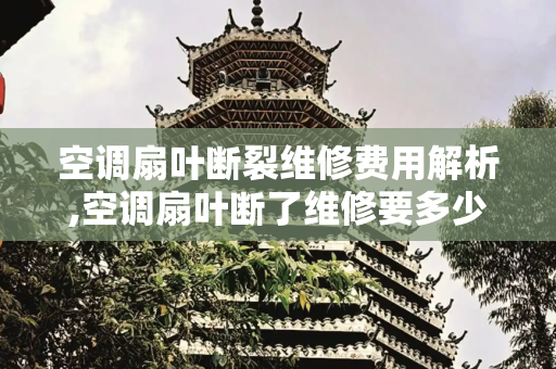 空调扇叶断裂维修费用解析,空调扇叶断了维修要多少钱
