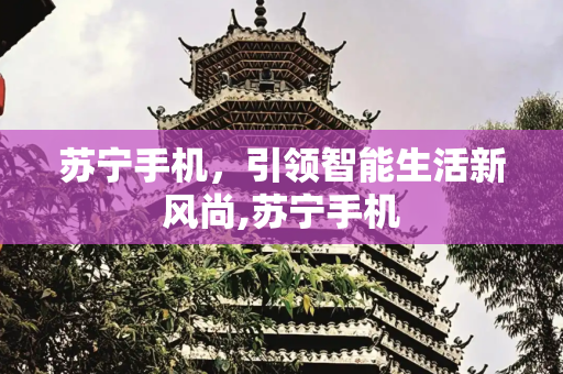 苏宁手机，引领智能生活新风尚,苏宁手机