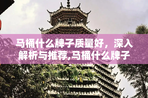 马桶什么牌子质量好，深入解析与推荐,马桶什么牌子质量好