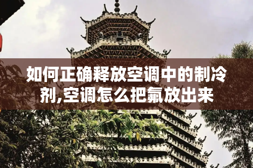 如何正确释放空调中的制冷剂,空调怎么把氟放出来