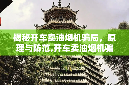 揭秘开车卖油烟机骗局，原理与防范,开车卖油烟机骗局原理
