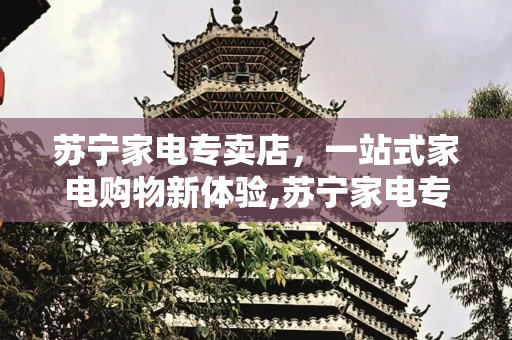 苏宁家电专卖店，一站式家电购物新体验,苏宁家电专卖店
