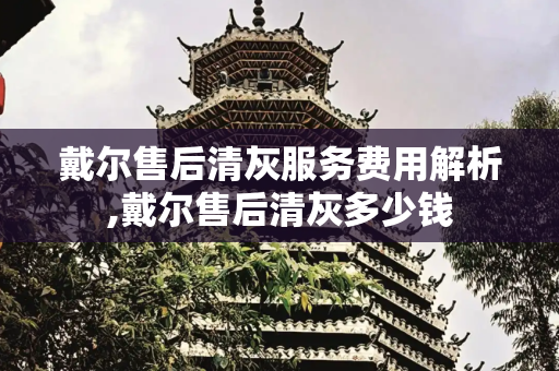 戴尔售后清灰服务费用解析,戴尔售后清灰多少钱