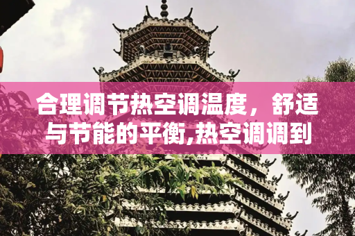 合理调节热空调温度，舒适与节能的平衡,热空调调到多少度合适